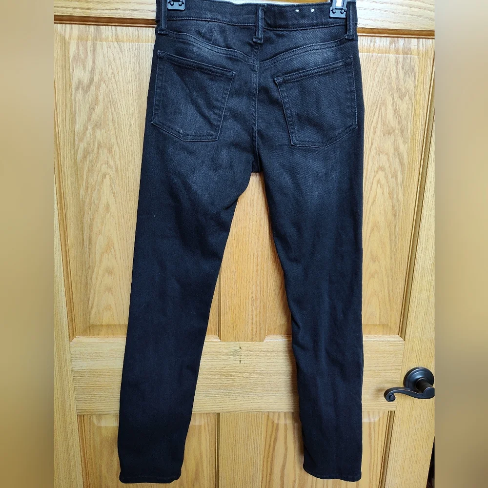 EUC --GAP Boys Black Destructed Jeans